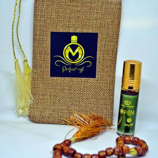 Perfumyst Royal Open Ittar 6ML Roll-On with Tasbeeh for Men and Women - Original Fragrance with Long-Lasting Quality