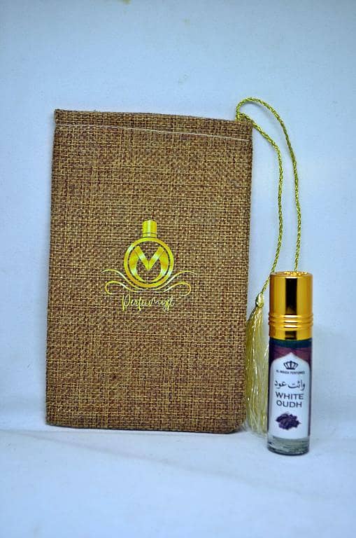 Perfumyst White Oudh Arabic Ittar 6ML Roll-On for Men and Women - Long-Lasting Original Fragrance