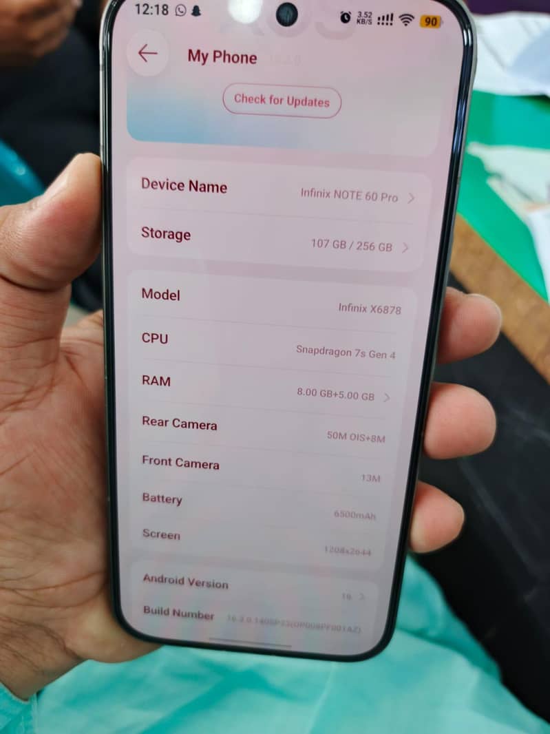 infinx note 60 pro compete box 4
