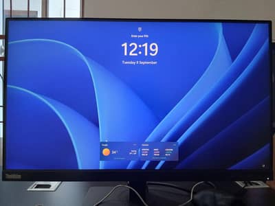 i5-9600k Pi5-9600k PC + Lenovo ThinkVision 27" 2k Monitor & RGB Case