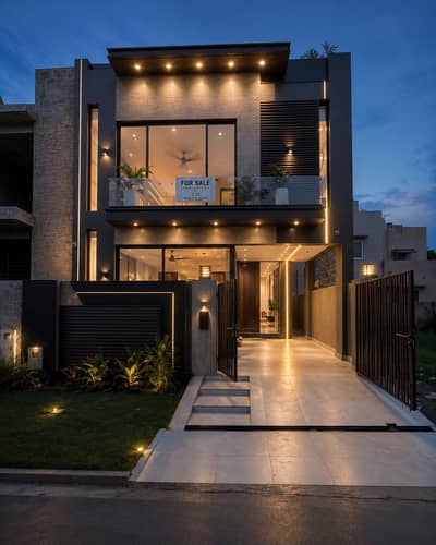 100 % Original Picture Defence 5 Marla Brand New Mohsin Design House For Sale