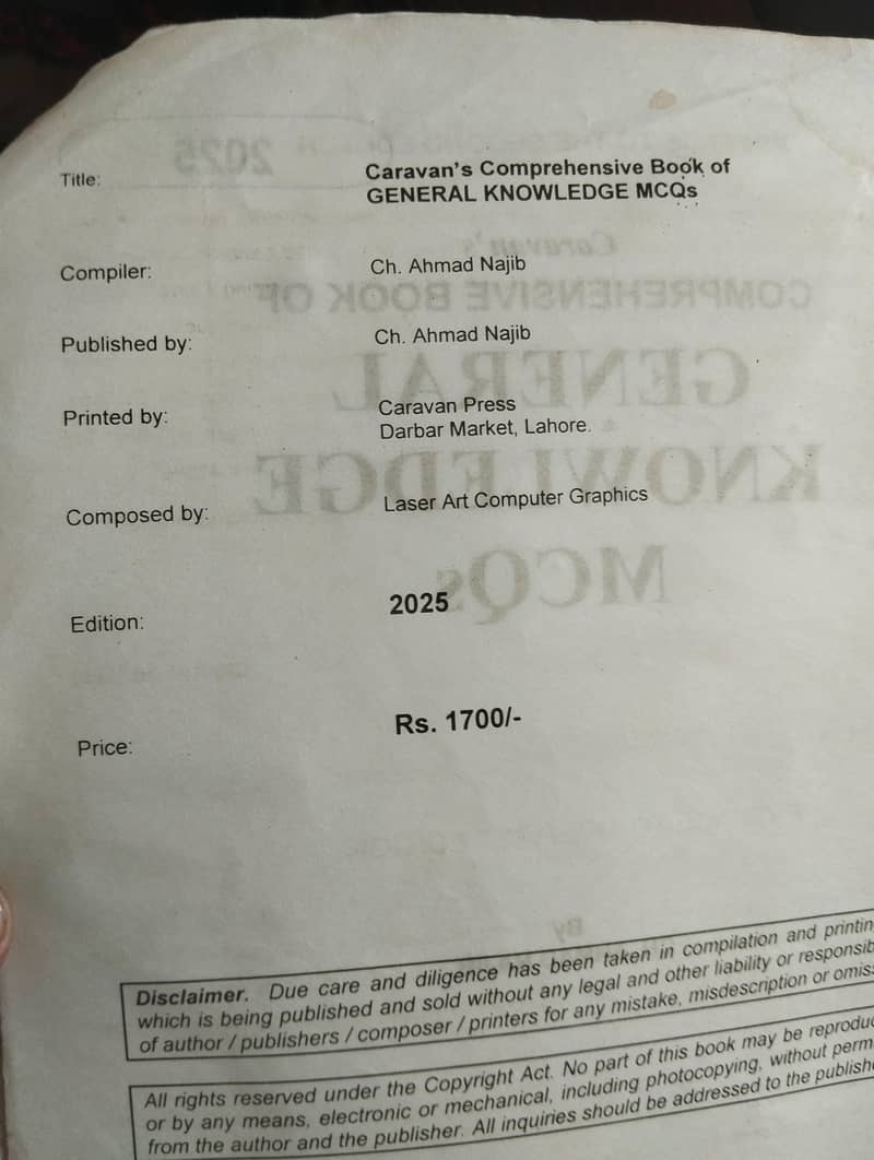 Comprehensive General Knowledge Caravan Edition 2025 1