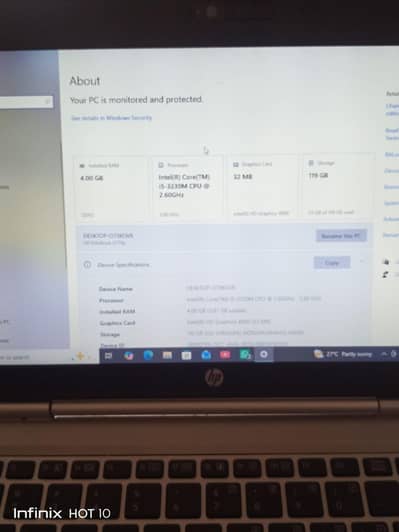 HP EliteBook 2570p i5 3rd Gen 4GB 128GB SSD - Business Laptop -