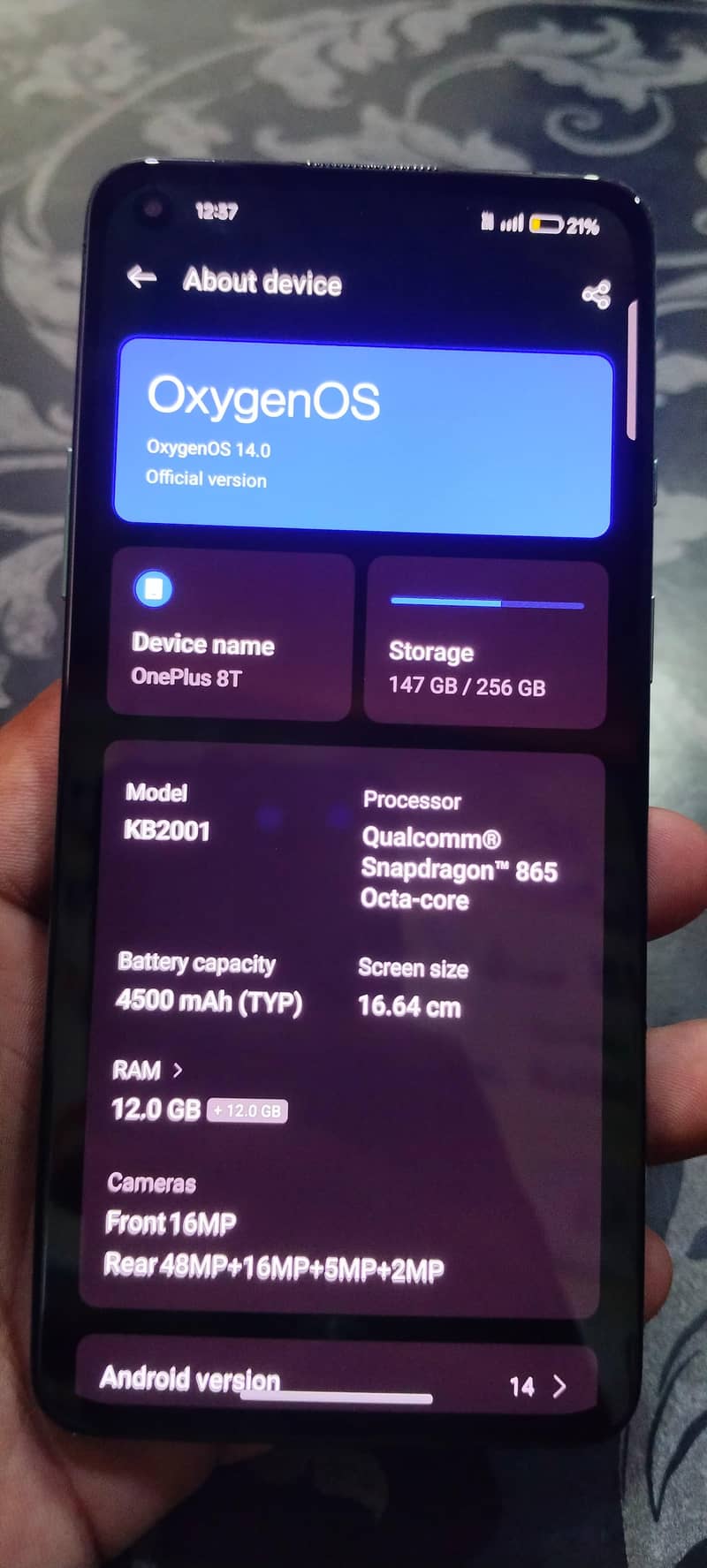 One Plus 8T 1