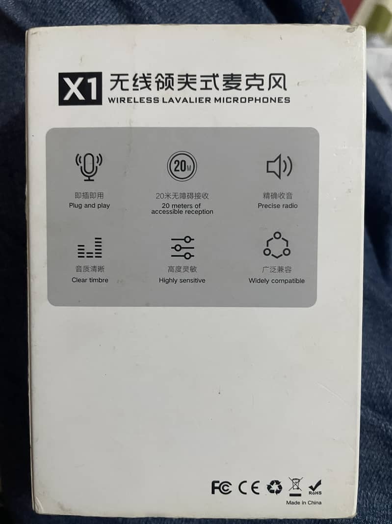 Vlogging wireless mic double 5