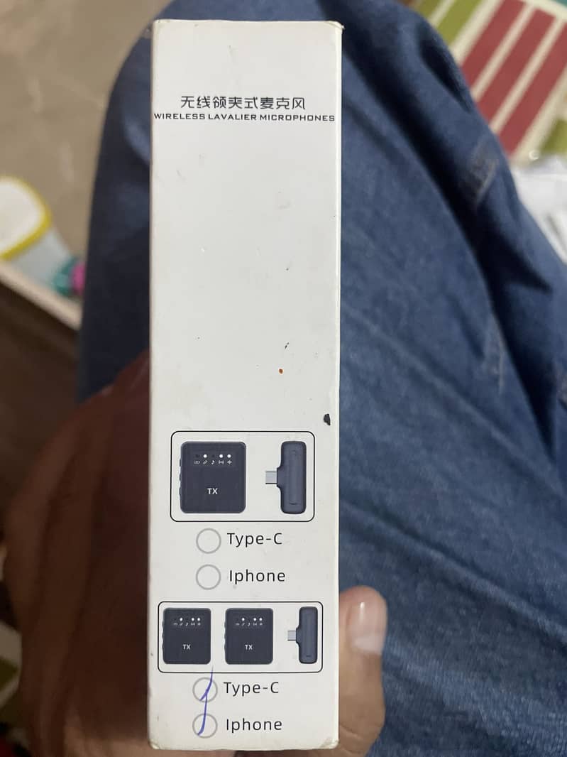 Vlogging wireless mic double 6