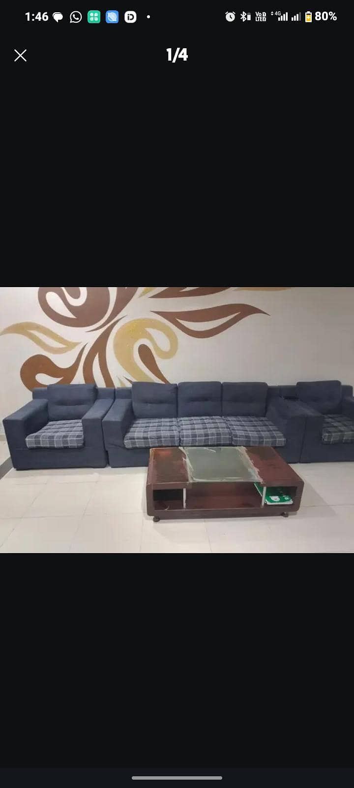 Sofa Set With Table 0