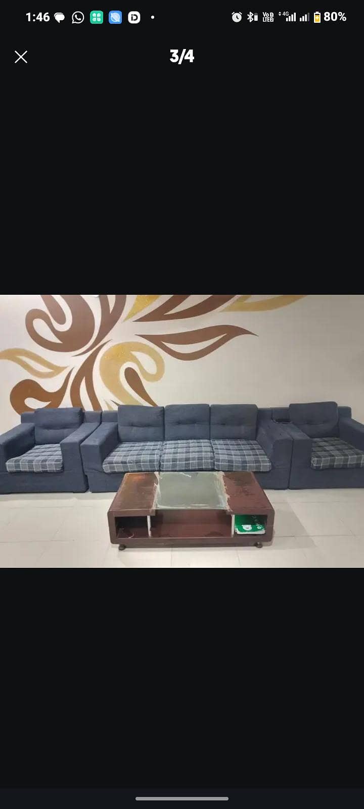 Sofa Set With Table 1
