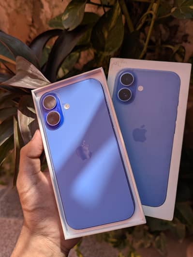 Apple iPhone 16 jv with box brand new condition