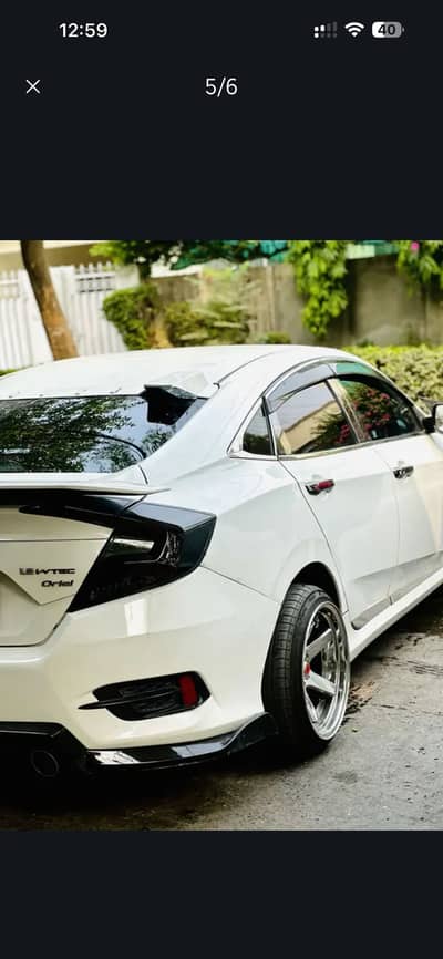Chrome rims