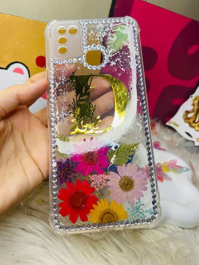 Floral Resin Phone Cover