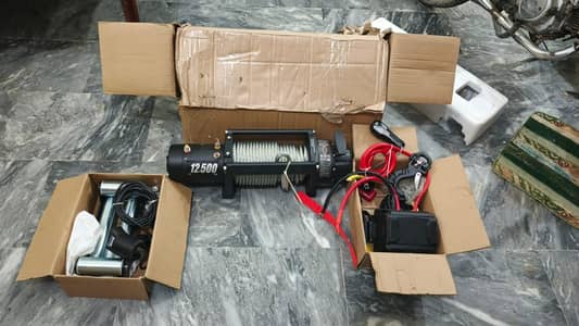 Electric Winch 24V – 12500 LBS | Cars, Jeeps, SUVs & Trucks
