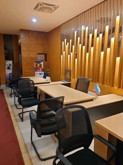 Fully Furnished Ground Floor Office Available For Morning Shift For Rent In Johar Town Lahore
