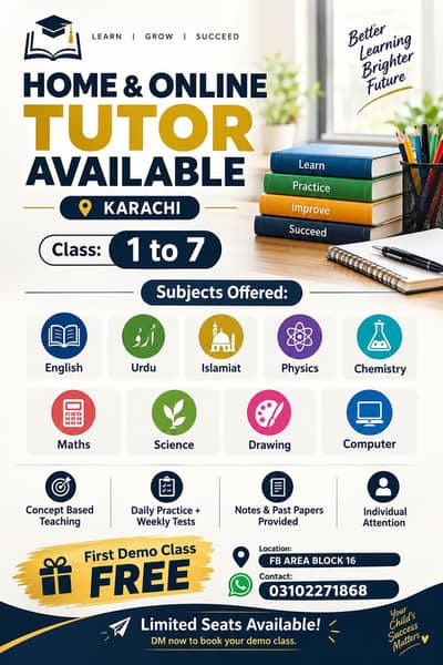 Tution Available