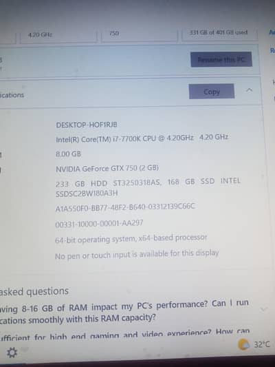 Gaming PC for sale.
