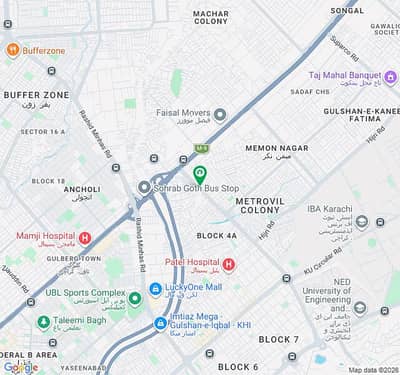Lease Flat 1st Floor Main Abul Hassan Isphani Road Near Big N Buy Shopping Mall