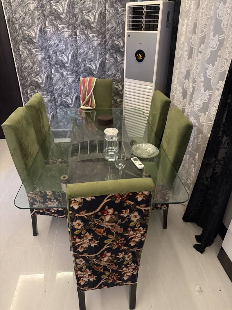 Dining table 6 chair 0
