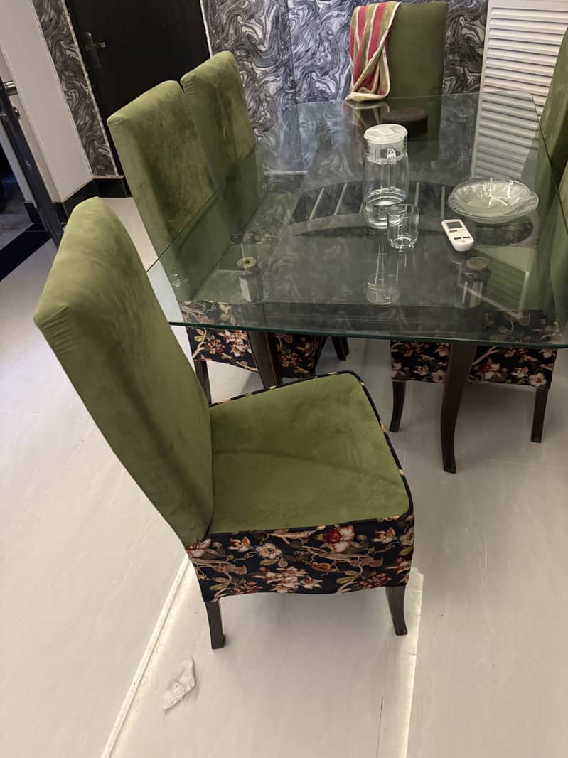 Dining table 6 chair 2