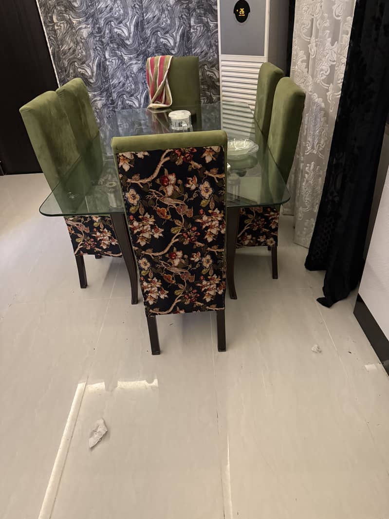 Dining table 6 chair 3