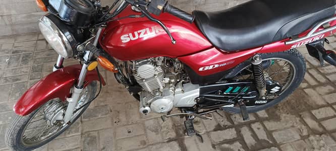 Suzuki 110 gd 2013 model fit bike without self