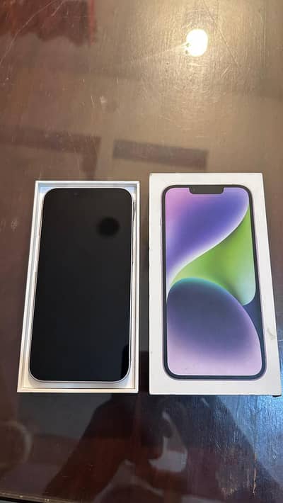 iPhone 14 with box no open no represent