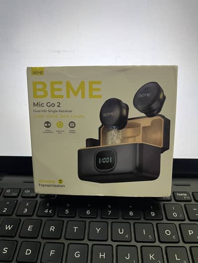 BEME Mic Go 2 Wireless Mic | Dual Mic | Noise Cancellation | 10/10