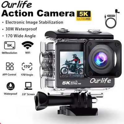 Ourlife Wifi Sports 5k Camera