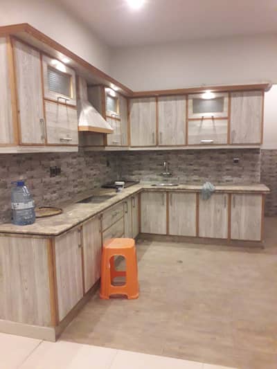 three bed dd first floor portion for rent in johar