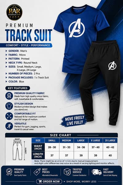 Premium Men's Micro Track Suit