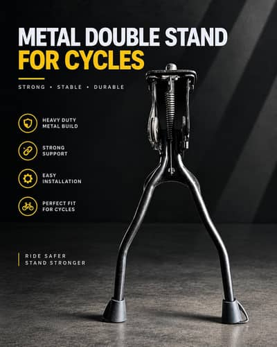 Black Metal Stand For Cycles