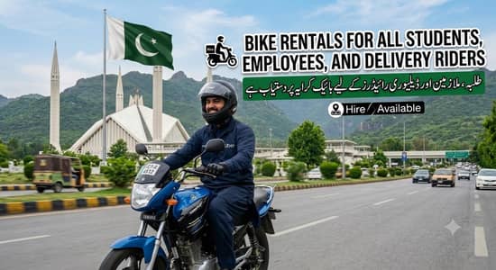 BIKE RENTAL SERVICE – ISLAMABAD& RAWALPINDI