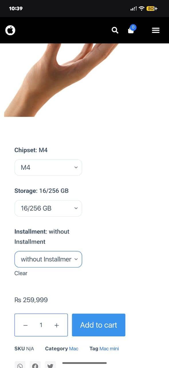 Apple Mac mini | Apple M4 4