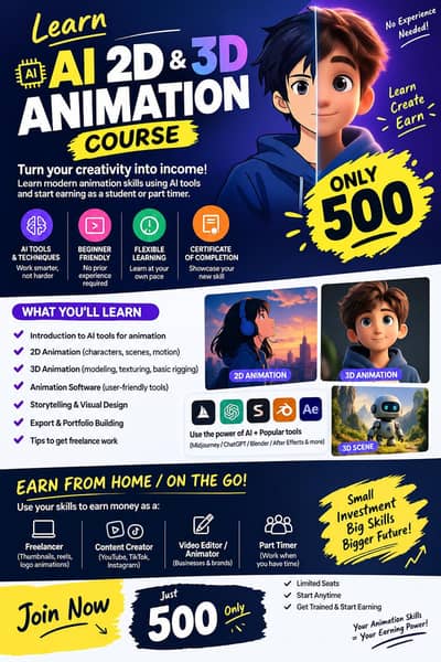 3d Animation course
