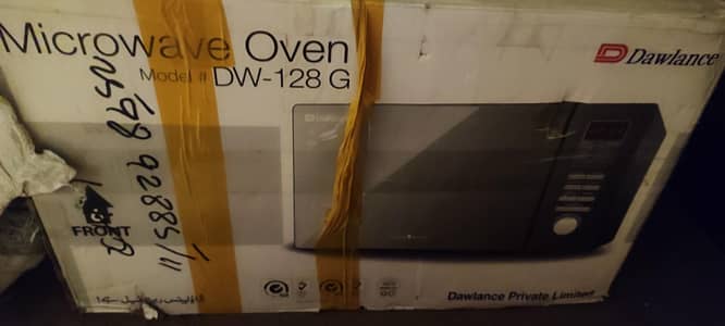 Box Packed Microwave Model # DW-128G (GRILL)