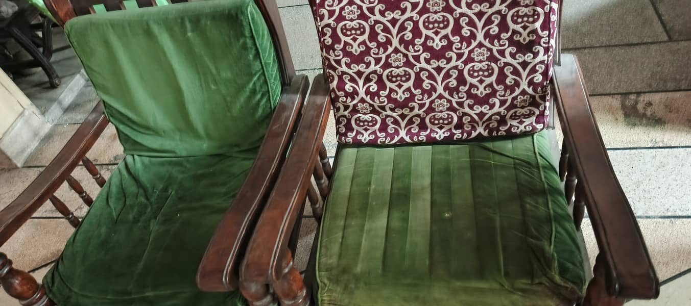 Solid wooden sofa 3