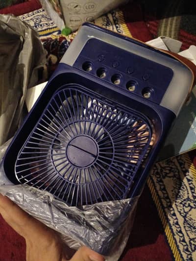 Portable Mini Rechargeable Fan / Cooler – Good Condition