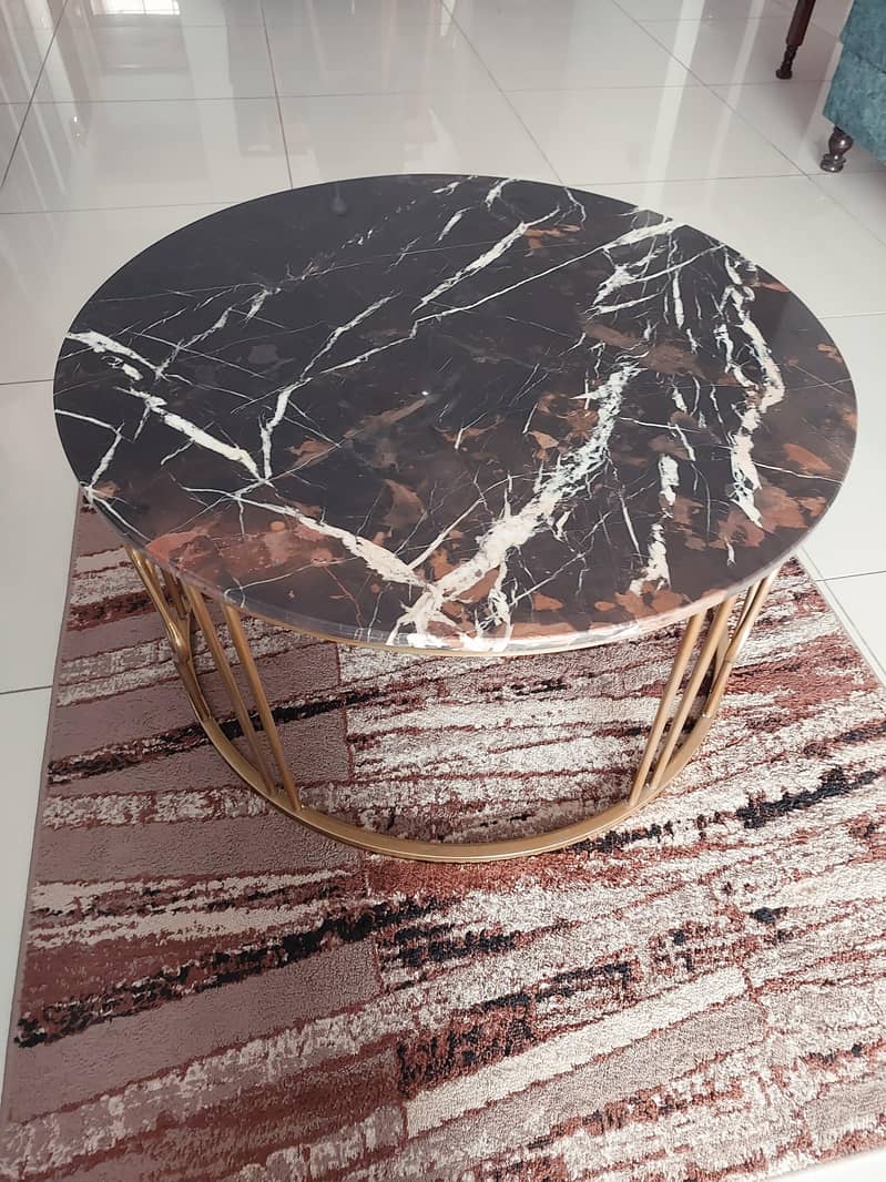 centre table with marble top 0
