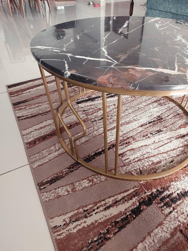 centre table with marble top 2