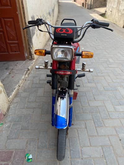 supar  star 70cc bike 10 by 10 coundion all ok ha