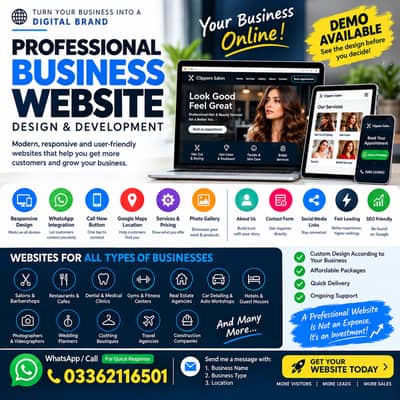 Professional Business Website Design & Development