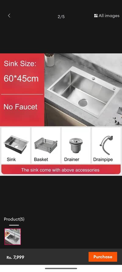 Hand made sink with sound dumping sheet