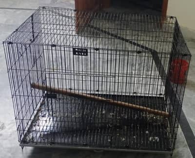 Malik Cage for Sale Condition 10 by 10 hai Cage size 3x2x2 hai