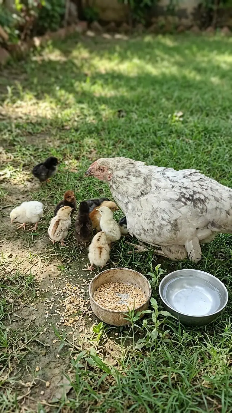 11 chicks with hen urgent sale — photo 2