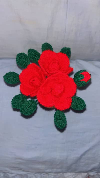 Handmade Crochet Flower Vase – Beautiful Home Decor 