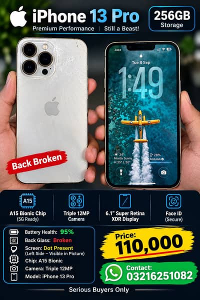 Apple iPhone 13 Pro Pta proved for sale