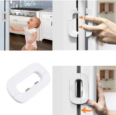 Refrigerator Lock with 3M Adhesive & Stainless steel