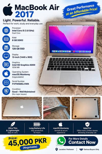 Macbook Air 2017