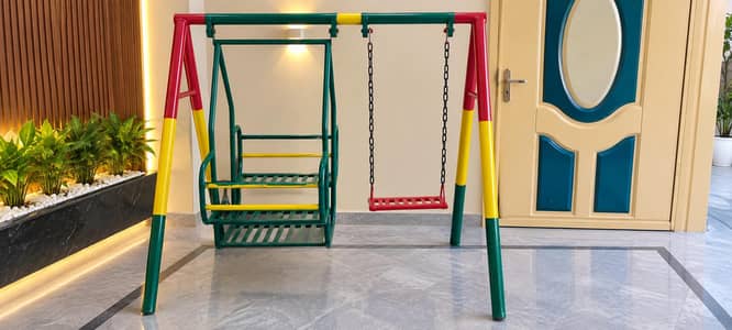 Heavy Duty Double Swing Jhoola (Strong Metal Frame)