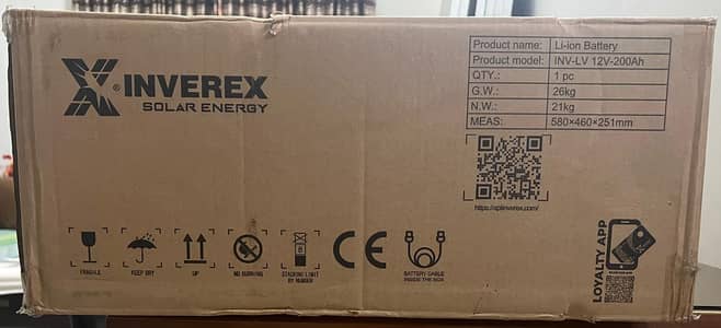 inverex lithium battery