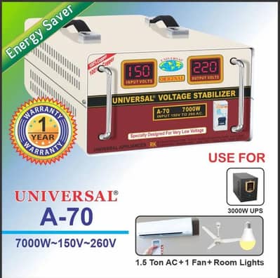 universal stabilizer 7000watt use m hai original 100% copper